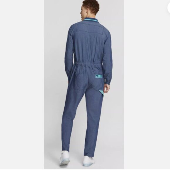 Nike 1972 Miami Dolphins Tribute Boiler Suit Jumpsuit Overall Men's Large - Picture 2 of 10